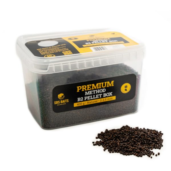 SBS Premium Method B2 Natural Pellet Box For Cold Water 400gr