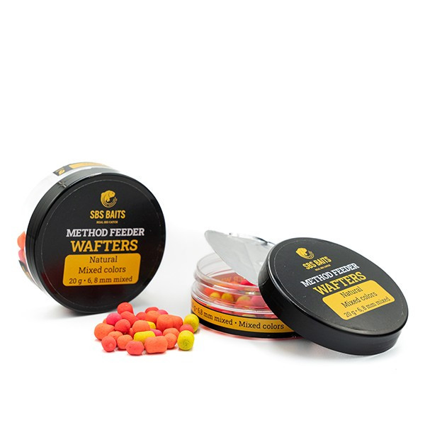 SBS Method Feeder Natural Pink Color 6-8mm Wafers 20gr