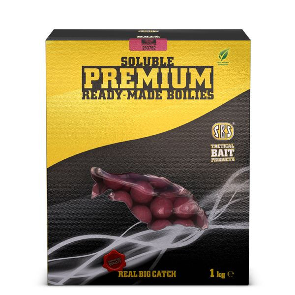 SBS Soluble Premium Ready-Made Boilies 1 Kg C2 Sweet-Fishy 24 Mm Premium Soluble Boilie