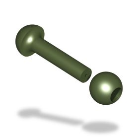 Heli-Chod System Green 4 Pcs/Pack -