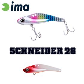 Ima Schneider 28 7,3cm 28gr 017 Red Head Pearl OB Lure