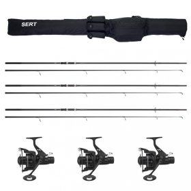   Sert 3x Carp Training 10-2 Rod and 3x Carp Training HRS 401 FD Reel Set