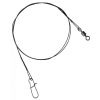 SERT - 7 STRAND TRACE + SWIVEL AND SNAP LINK - 50CM - 7KG - Bite-resistant leader