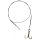 SERT - 7 STRAND TRACE WITH TREBLE HOOK - 60CM - 9KG - Bite-resistant leader