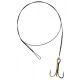 SERT - 7 STRAND TRACE WITH TREBLE HOOK - 60CM - 9KG - Bite-resistant leader