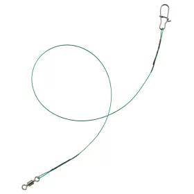   SRT Steel Rig 7 Strand 30cm, 15kg Steel Wire Leader with Swivel 3pcs