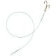 SRT Steel Rig 7 Strand 40cm, 12kg Steel Wire Leader with 2/0 Ryder Hook 3pcs