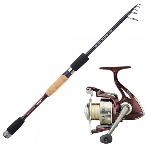 Sert Exceed Telespin 240-6MH Rod and Exceed SPN 4003 FD Reel Set