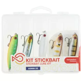 SRT Stickbait Kit 6cm 6gr Floating Wobbler Set 5pcs