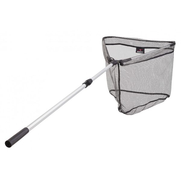 SERT - FOLDING PREDATOR NET RUBNET 150-2 (50X50) - Landing net handle with net - Predator landing net
