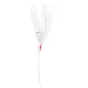 SRT Sabiki White Feathers 135cm 5H 10 Pre-tied Hook 5db