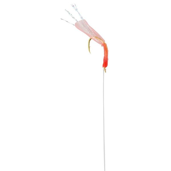 SRT Sabiki Rubber Pink Dual Colour Heads 175cm 6H 10 Pre-tied Hook 6pcs