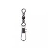 SERT - INTERLOCK SNAP + BARREL SWIVEL BLACK N°4 X6 - Swivel clamp