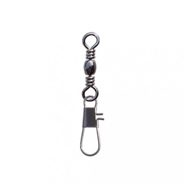 SERT - INTERLOCK SNAP + BARREL SWIVEL BLACK N°4 X6 - Swivel clamp