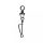 SERT - ITALIAN SWIVEL & SNAP LINK - BLACK N°00 X8 - Swivel staple