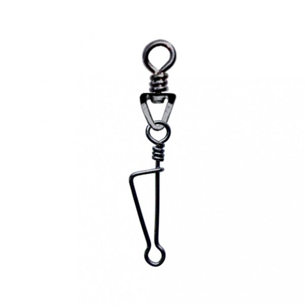 SERT - ITALIAN SWIVEL & SNAP LINK - BLACK N°4 X6 - Swivel staple