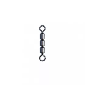   SERT - TRIPLE ROLLING SWIVELS - BLACK N°12 X4 - Rolling Swivel
