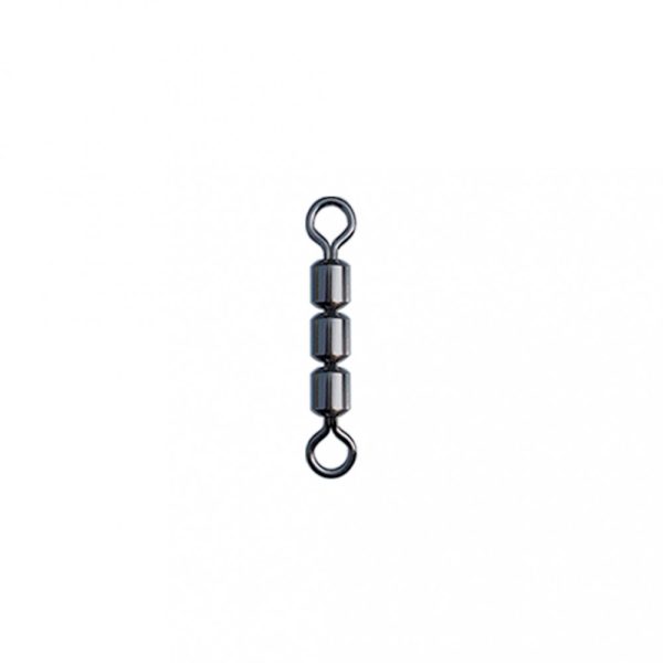 SERT - TRIPLE ROLLING SWIVELS - BLACK N°12 X4 - Rotating clamp