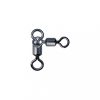 SERT - COMBI ROLLING SWIVELS - BLACK N°1/0x1 X 4 - Rotating clamp
