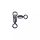 SERT - COMBI ROLLING SWIVELS - BLACK N°2/0x1/0 X 3 - Rotating staples