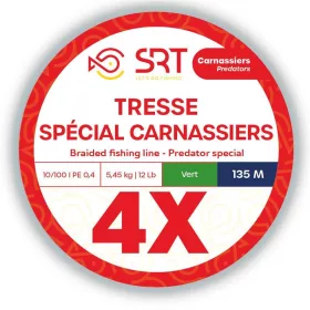 SRT 4x Moss Green 0,12mm 270m Braided Mainline
