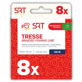 Sert Tresse 8x SRT Moss Green Braided Line 0.24mm 135m
