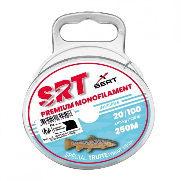 Sert Nylon SRT Special Trout 0.22mm 150m Transparent Monofil Mainline