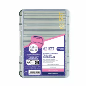 SRT 2x6 Compartment Tackle Box 14x10.4x3.4cm