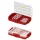 SRT 3076 Red Waterproof Tackle Box with 12+3 Compartments 27x18x5cm
