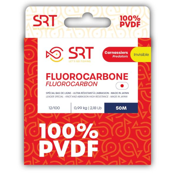 Sert Fluorocarbon SRT 100% PVDF 0,12mm 50m Fluorocarbon Pre-starter
