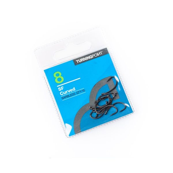 Spotted Fin Curved Barbless Hook Size 6