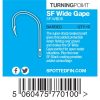 Spotted Fin Wide Gape Barbed - bearded hook - size 4