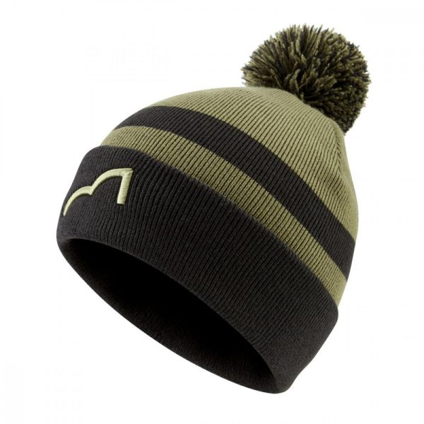 Spotted Fin Khaki Bobble Hat Knitted Hat