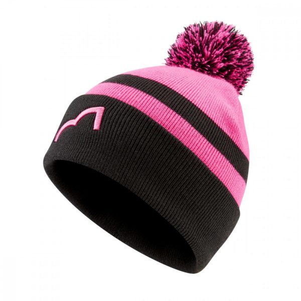 Spotted Fin Pink Bobble Hat Knitted Hat