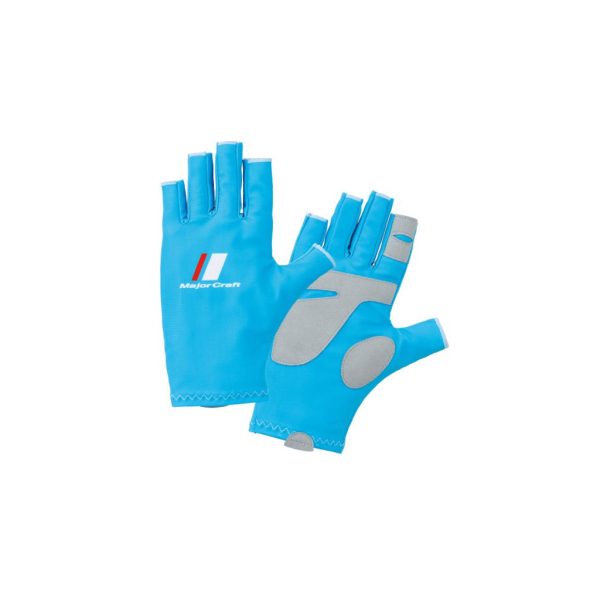 Major Craft UV-Cut Glove Light Blue Summer Gloves L