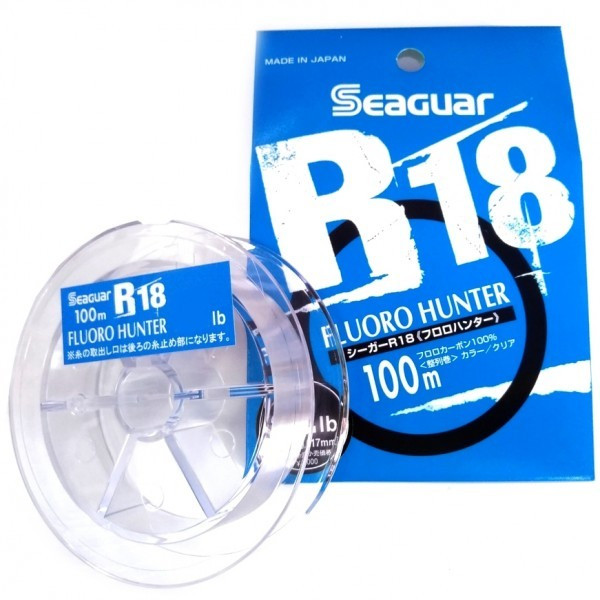 Seaguar R18 Fluoro Hunter Tact 0,165mm 100m fluorocarbon leader