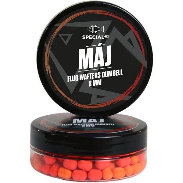 Special Mix 8mm Liver Fluo Wafters Dumbell 20gr