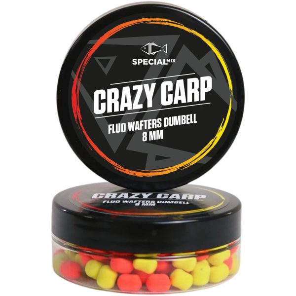 Special Mix 8mm Crazy Carp Fluo Wafters Dumbell 20gr