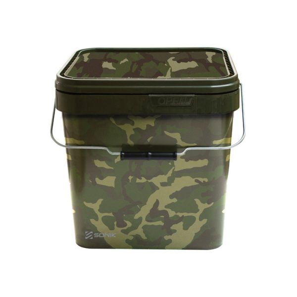 Sonik Camo Square Bucket 10l