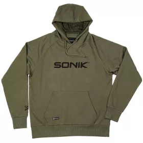 Sonik Green Hooded Sweatshirt 2XL