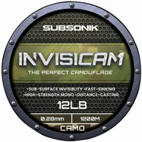 Sonik Subsonik Invisicam 1200m 0.35 Monofilament main line
