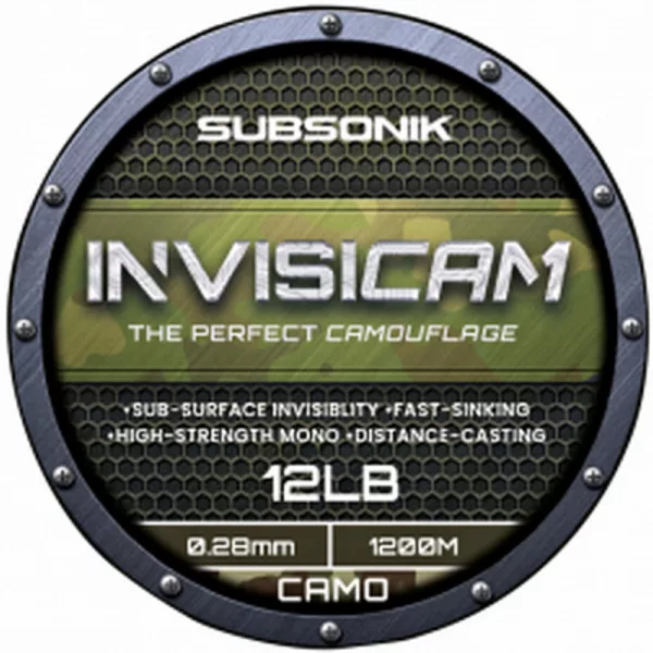 Sonik Subsonik Invisicam 1200m 0.35 Monofilament main line