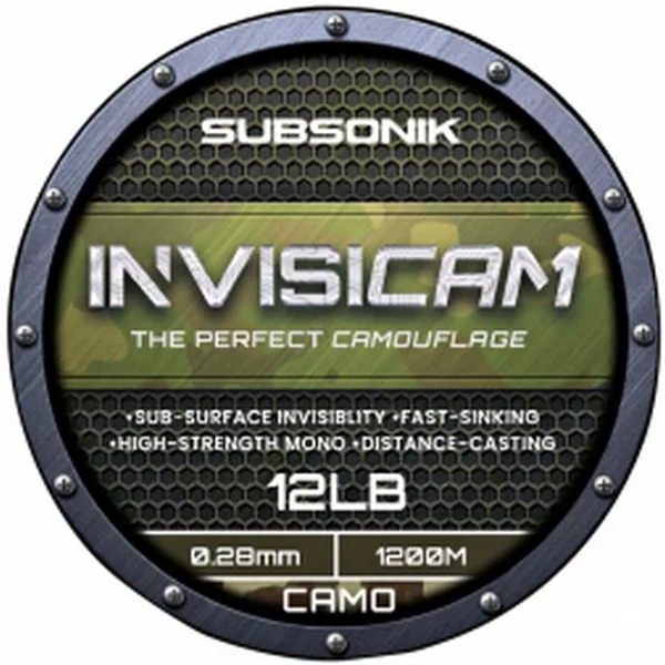Sonik Subsonik Invisicam 1200m 0.38 Monofilament main line