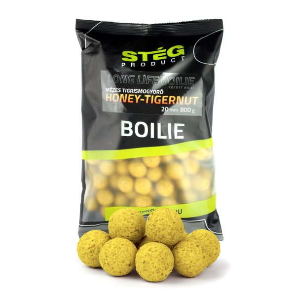 Stég Long Life Boilie 20mm Honey-Tiger Nut Feeding Boilie 800gr