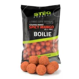Stég Long Life Boilie 20mm Spicy Mango Boilie 800gr