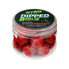   Stég Dipped Boilie 20mm Strawberry-Halibut Hookbait Boilie 100gr