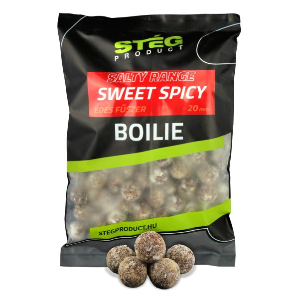Stég Salty Boilie Range - Sweet Spice 20mm 800g