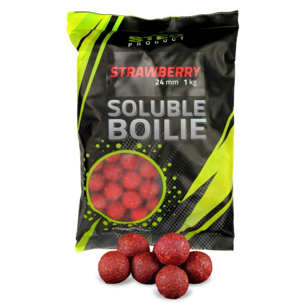 Stég Product Soluble Bojli 24mm Strawberry 1kg