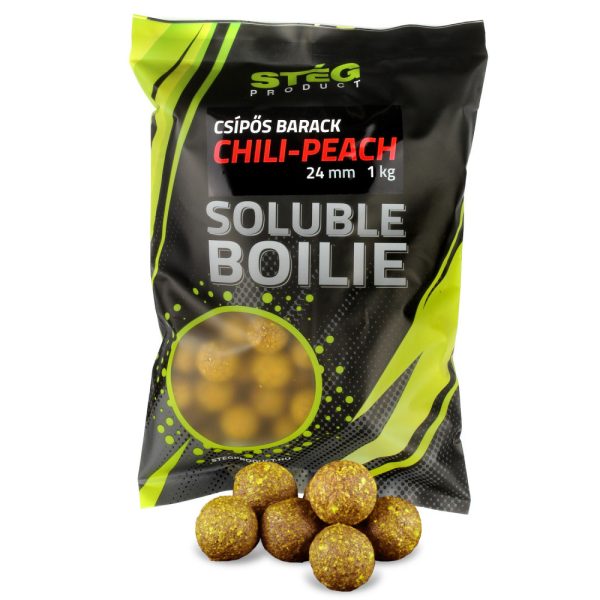 Stég Product Soluble Bojli 24mm Chili-Peach 1kg