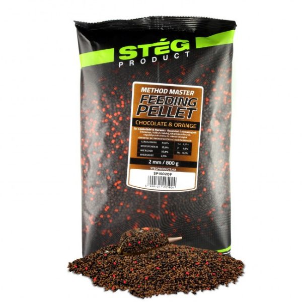 Stég Feeding Chocolate-Orange 2mm 800gr Feeding pellets